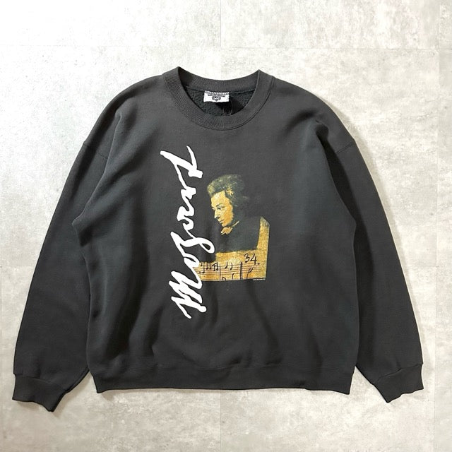 Lee Mozart Graphic Sweatshirt Black USA Made – XL