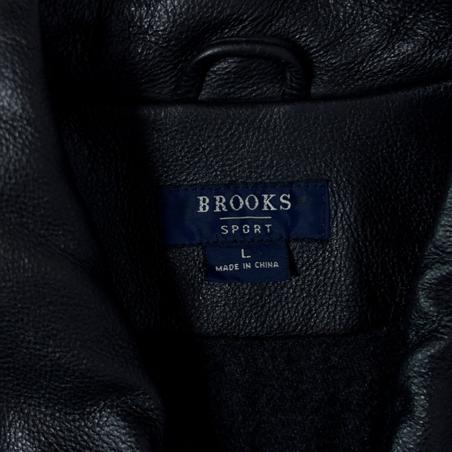 Brooks Sport Genuine Leather Car Coat – Black L