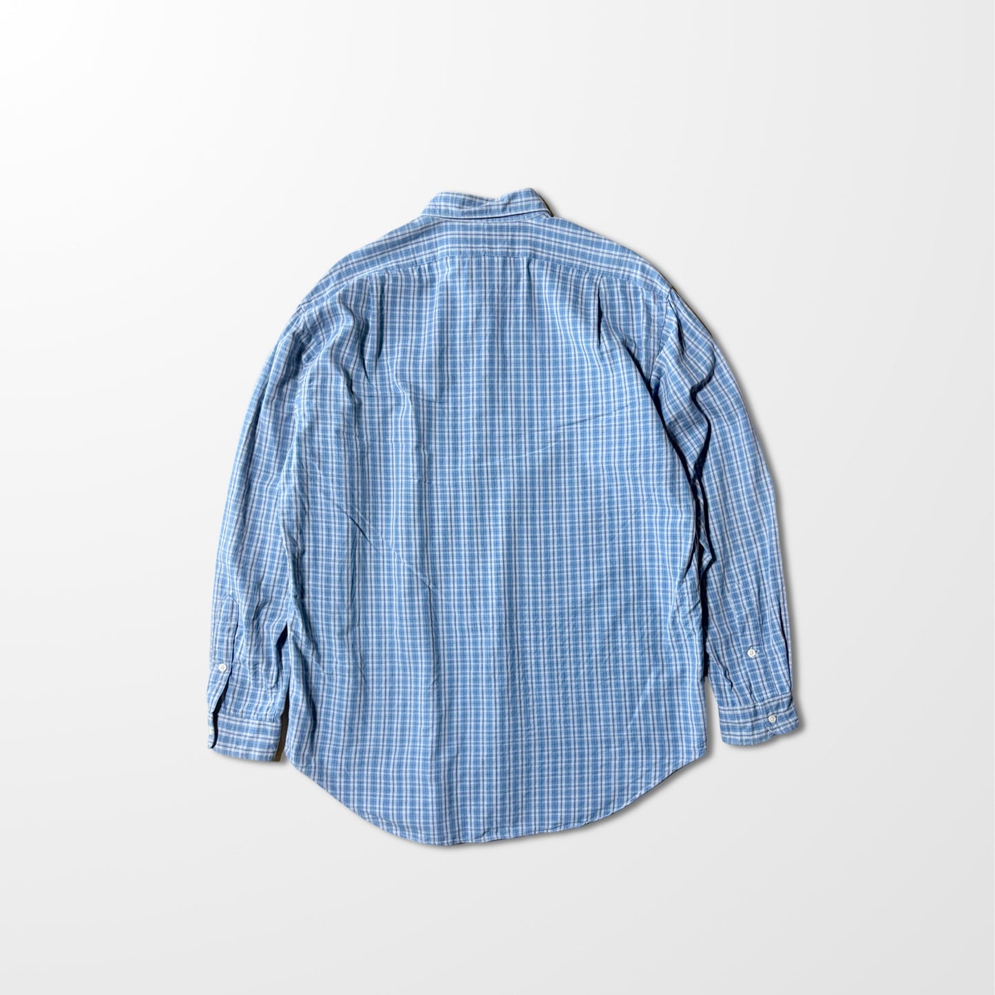 Ralph Lauren Cotton Blue Check Shirt – L