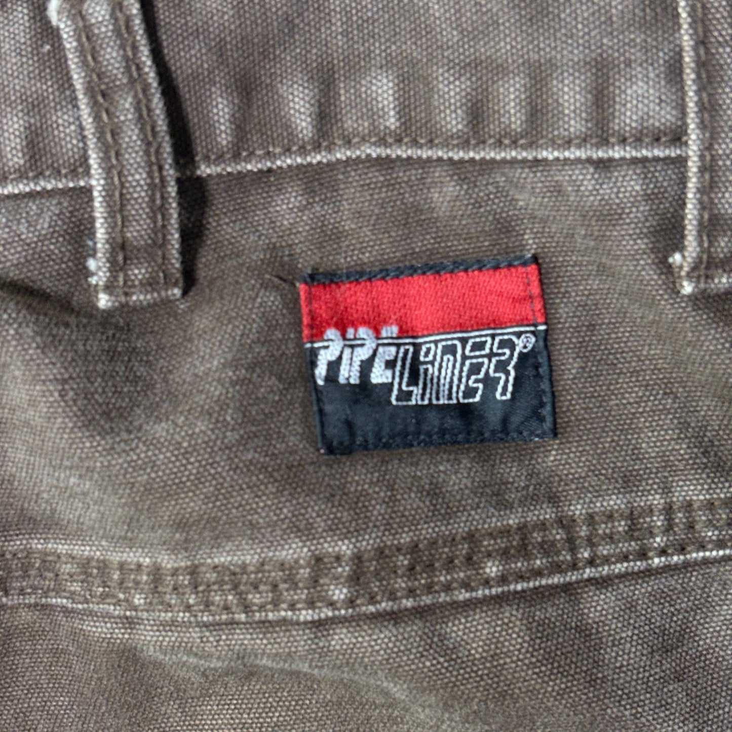 Wide Heavy Canvas Work Pants – Brown Fade – 34x30