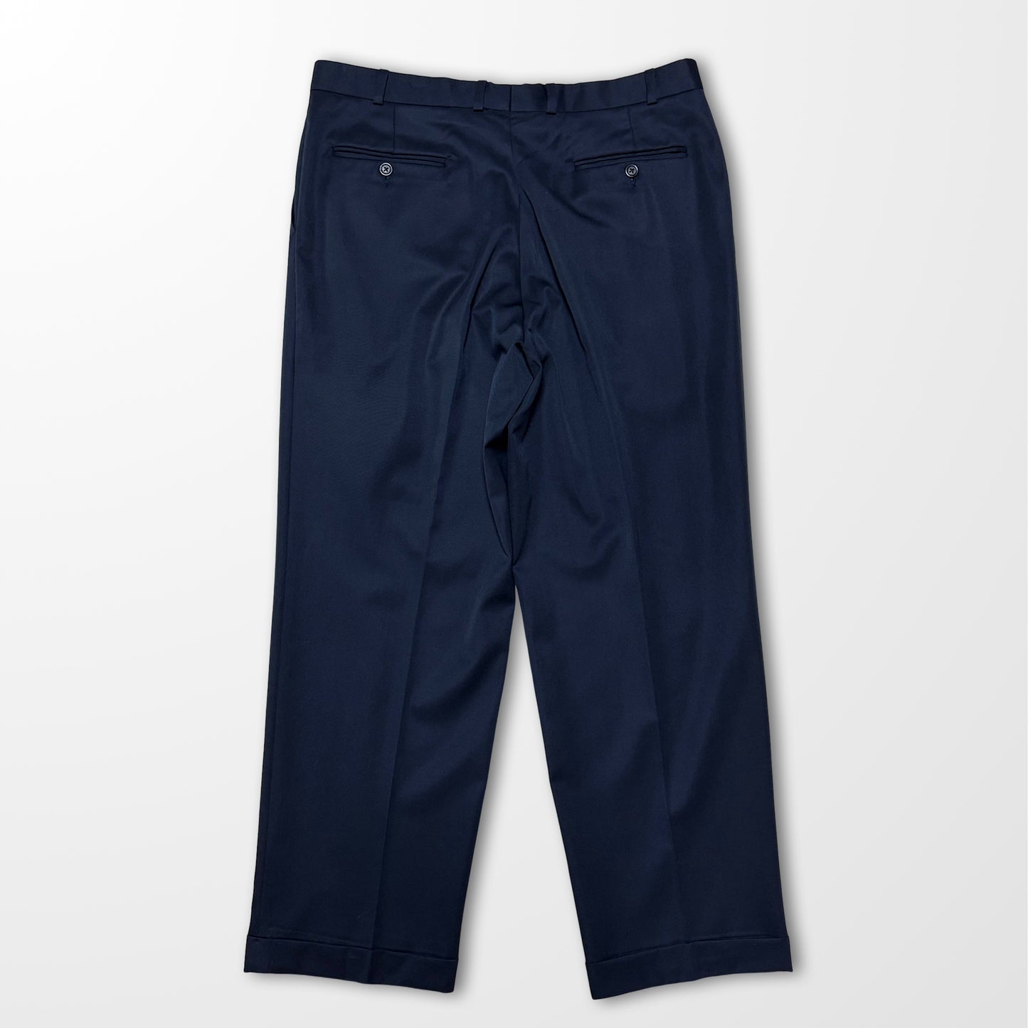 lPolo Ralph Lauren Vintage Navy Wool Dress Trousers – Classic & Rare