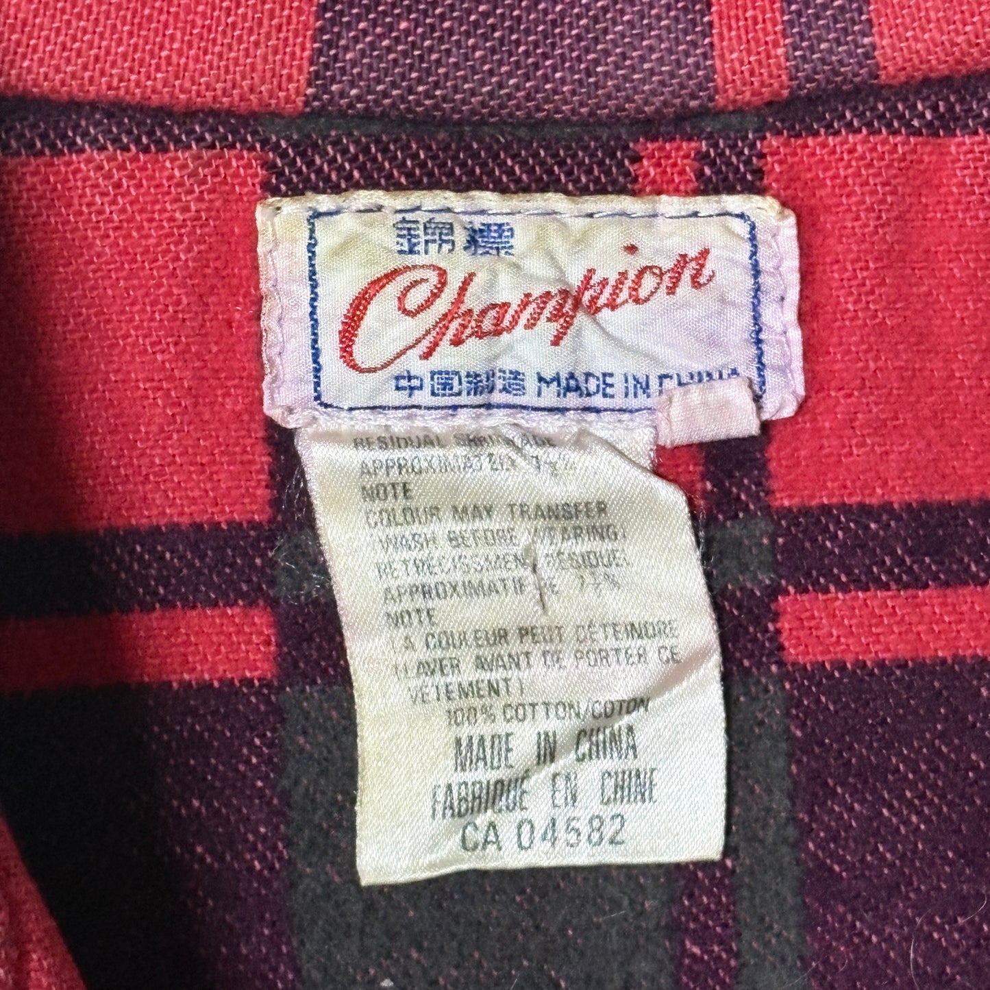 Cotton Flannel Red Black Check Shirt