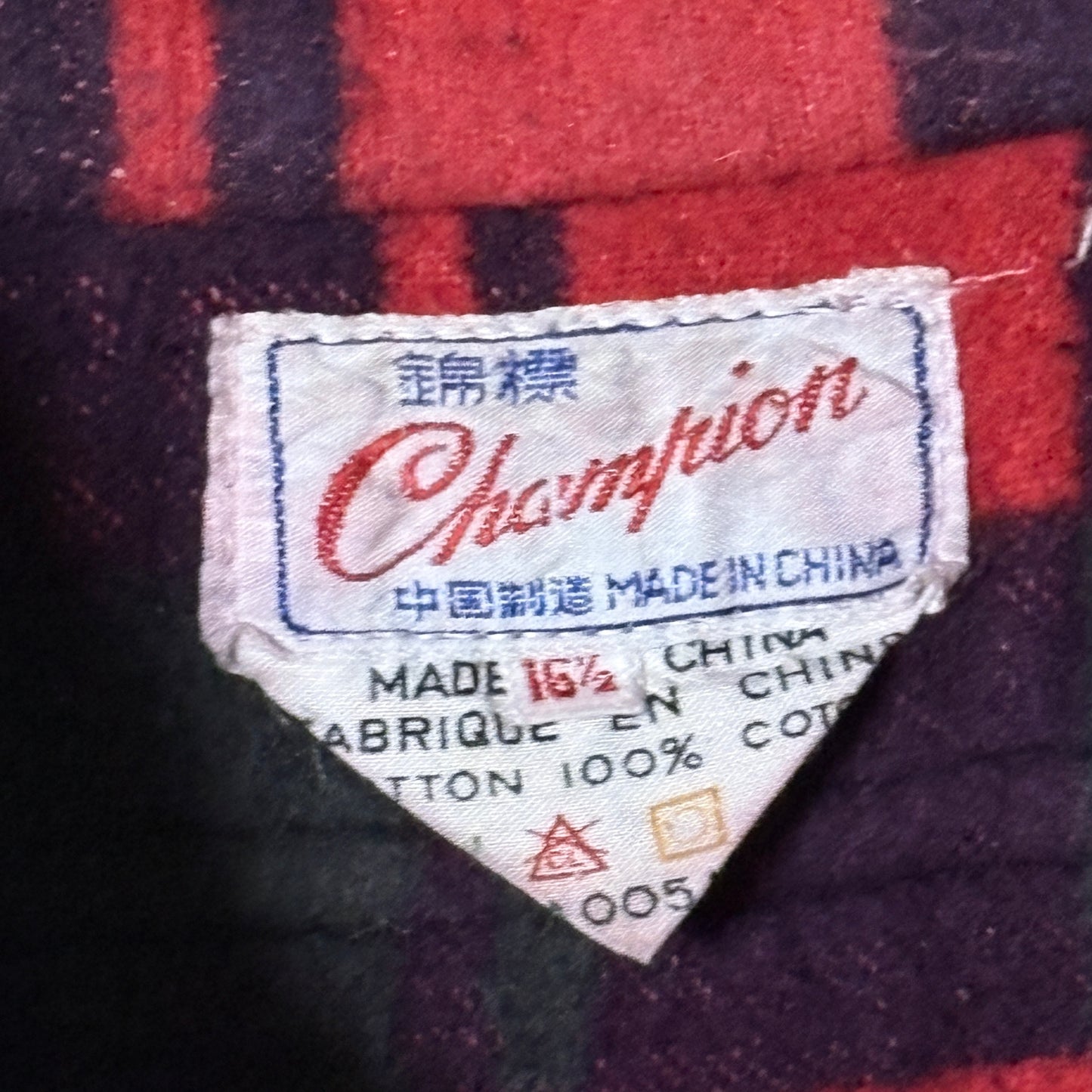 Cotton Flannel Red Black Check Shirt – XL