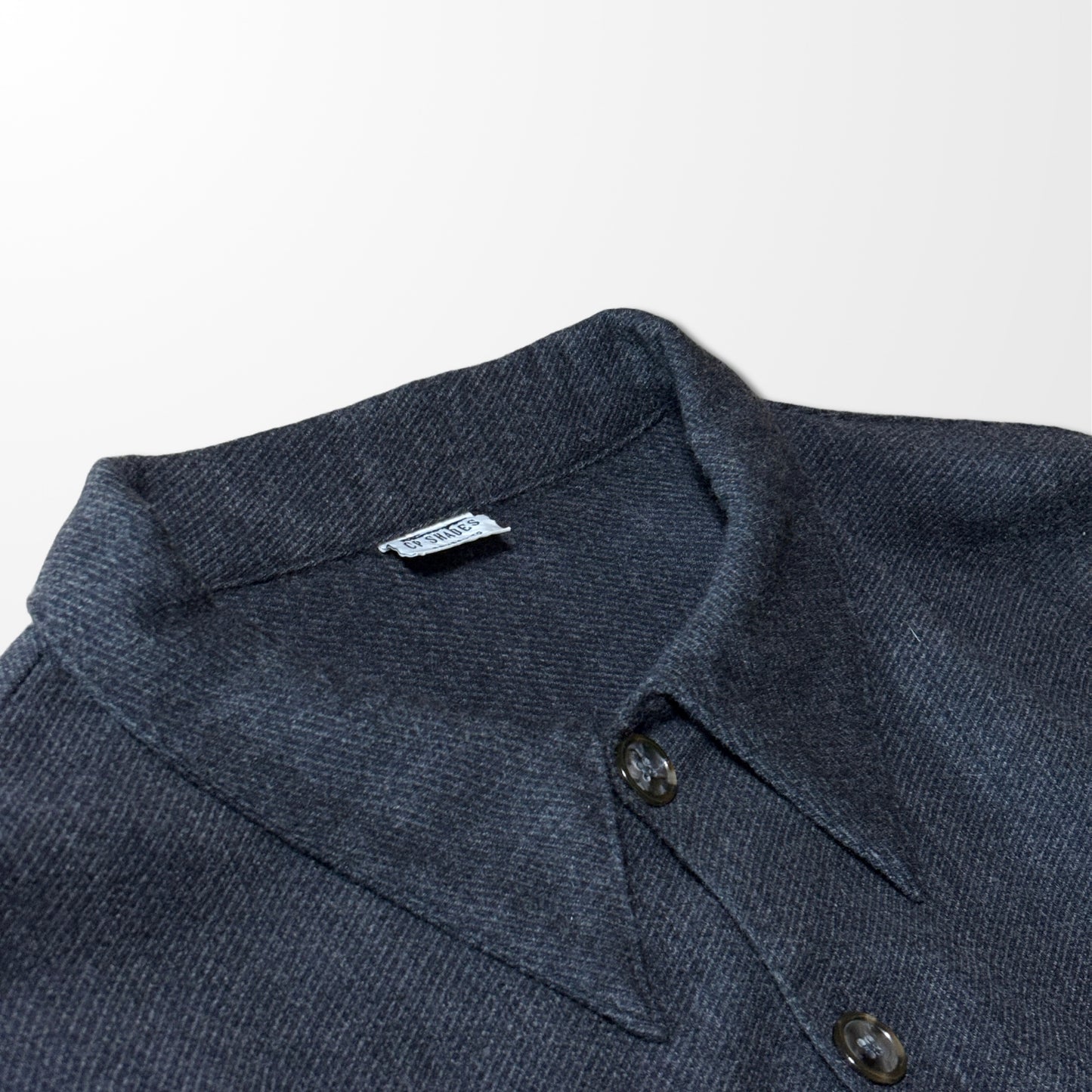 CP SHADES Wool-Cotton Shirt Jacket - Charcoal / L