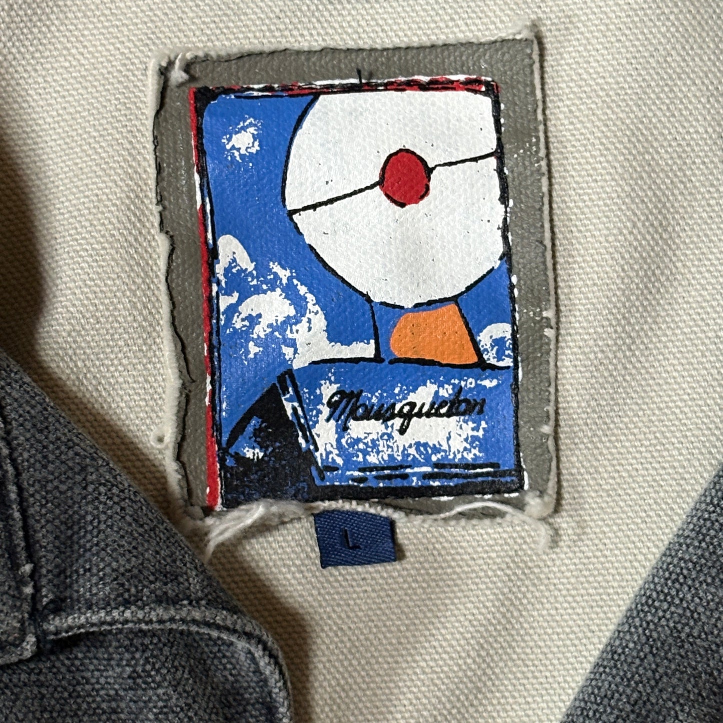 Mouqueton Cotton Denim Fisherman Smock – L