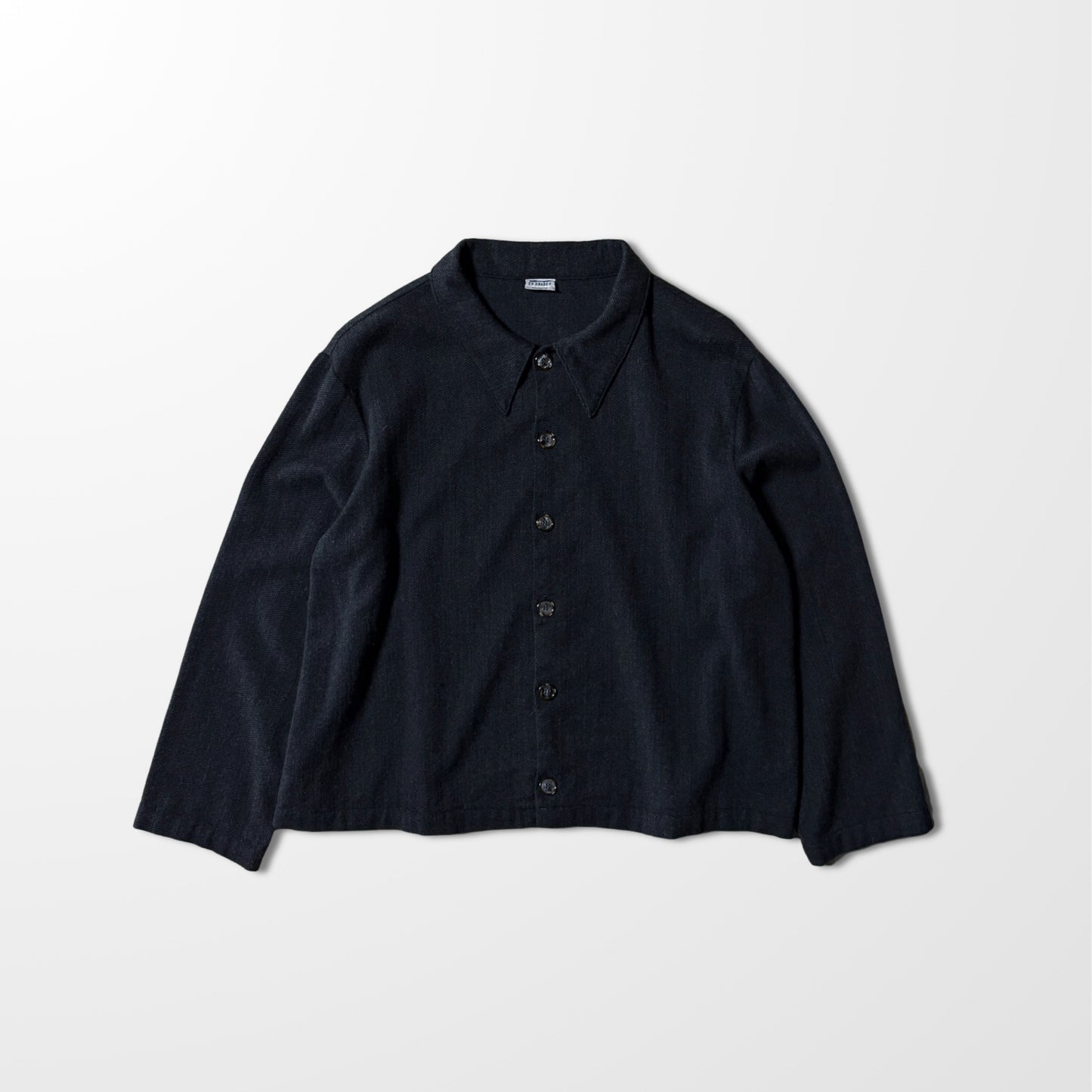 CP SHADES Wool-Cotton Shirt Jacket - Charcoal / L
