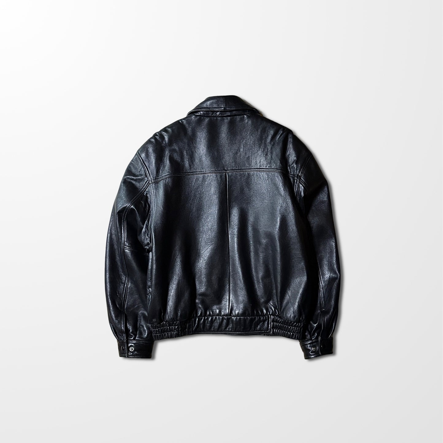BARACUTA Lambskin Leather Jacket – Black, M