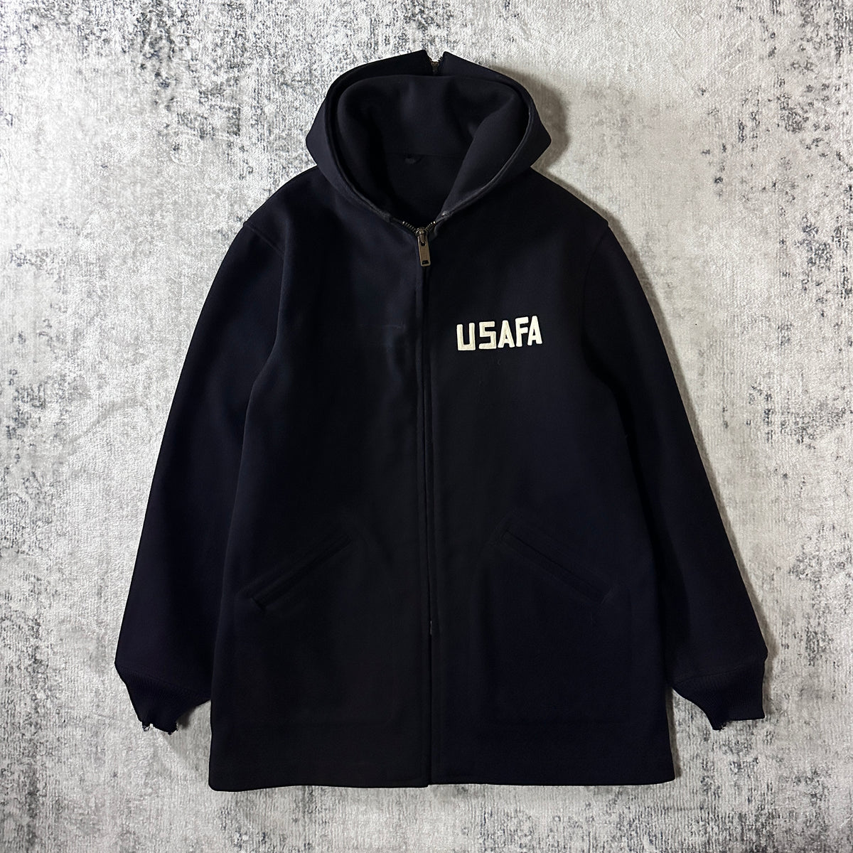 Brill Bros. USAFA Cadet Hooded Parka Black Size Medium Regular