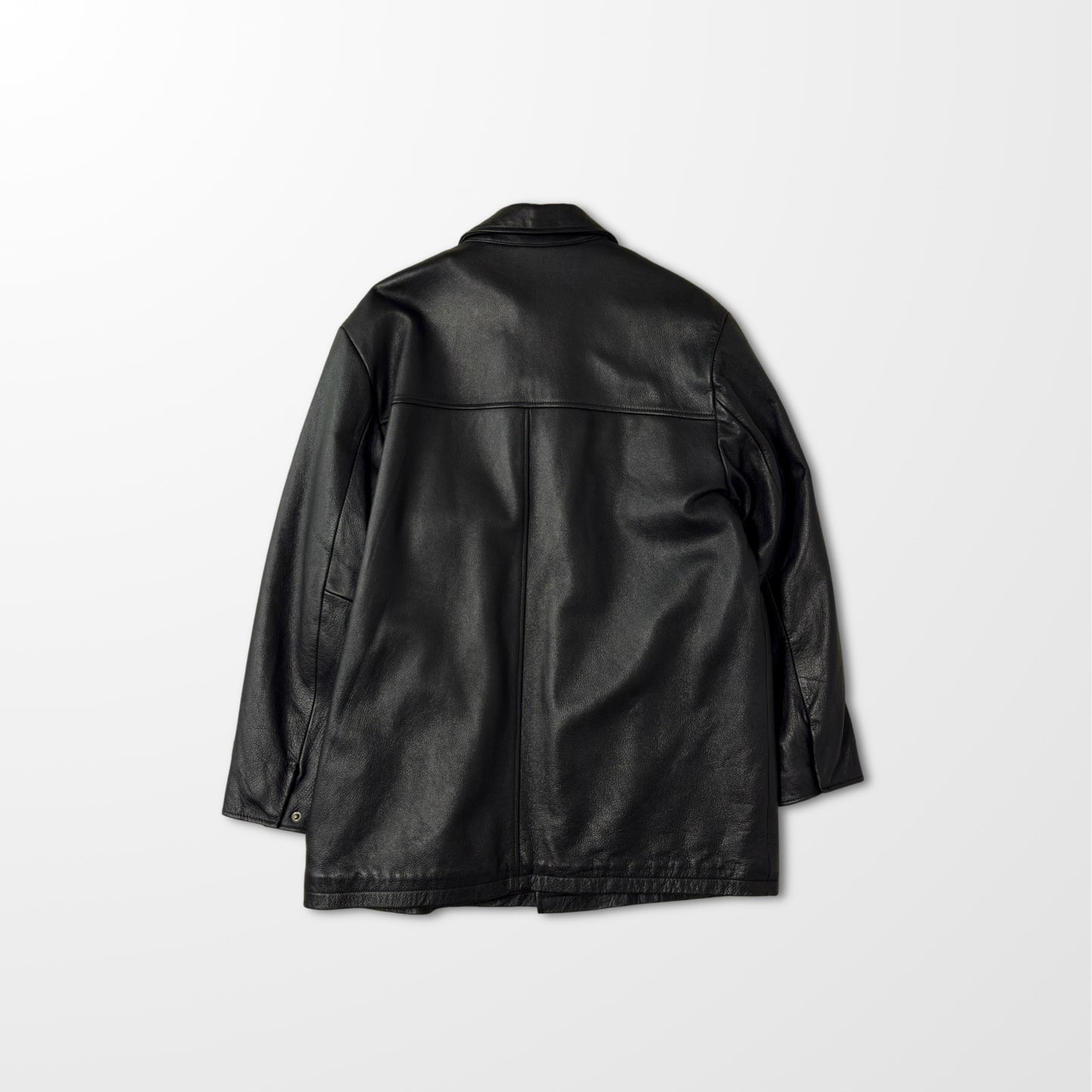 Brooks Sport Genuine Leather Car Coat – Black L