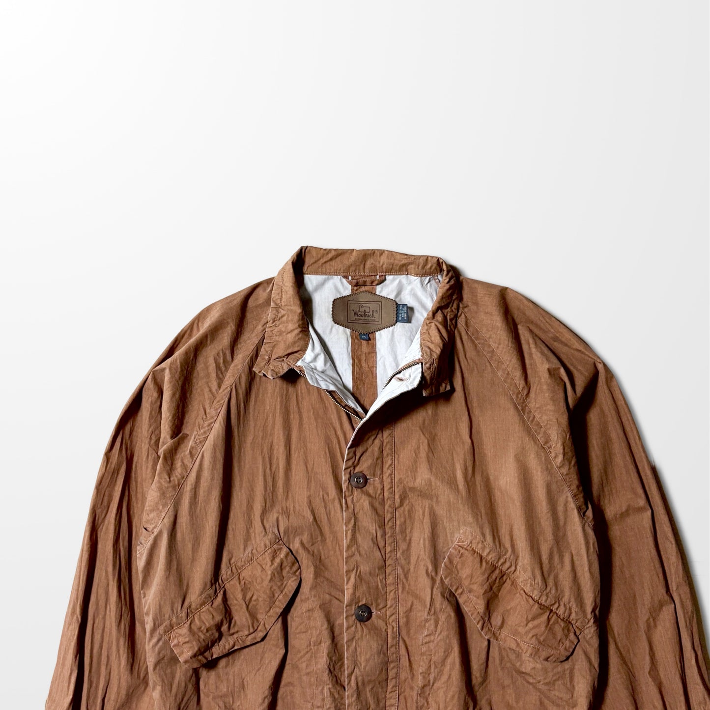 Brown 100% Cotton　Short Jacket Woolrich – M