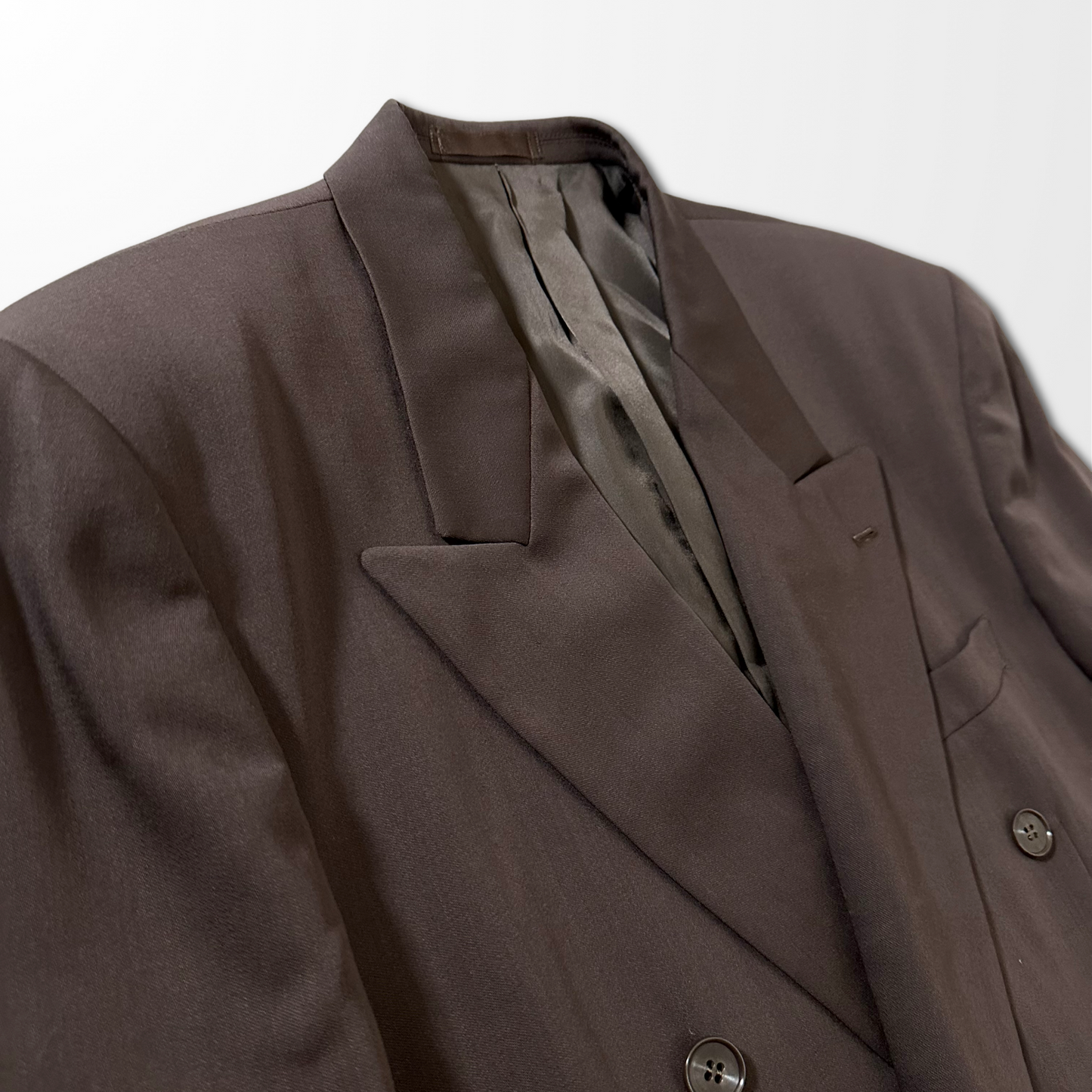 Double Breasted Jacket – Dark Brown – Size M