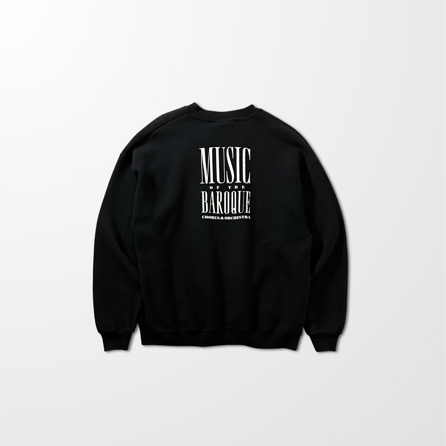 Lee Heavyweight Mozart Print Sweatshirt – L / Black (Made in USA)