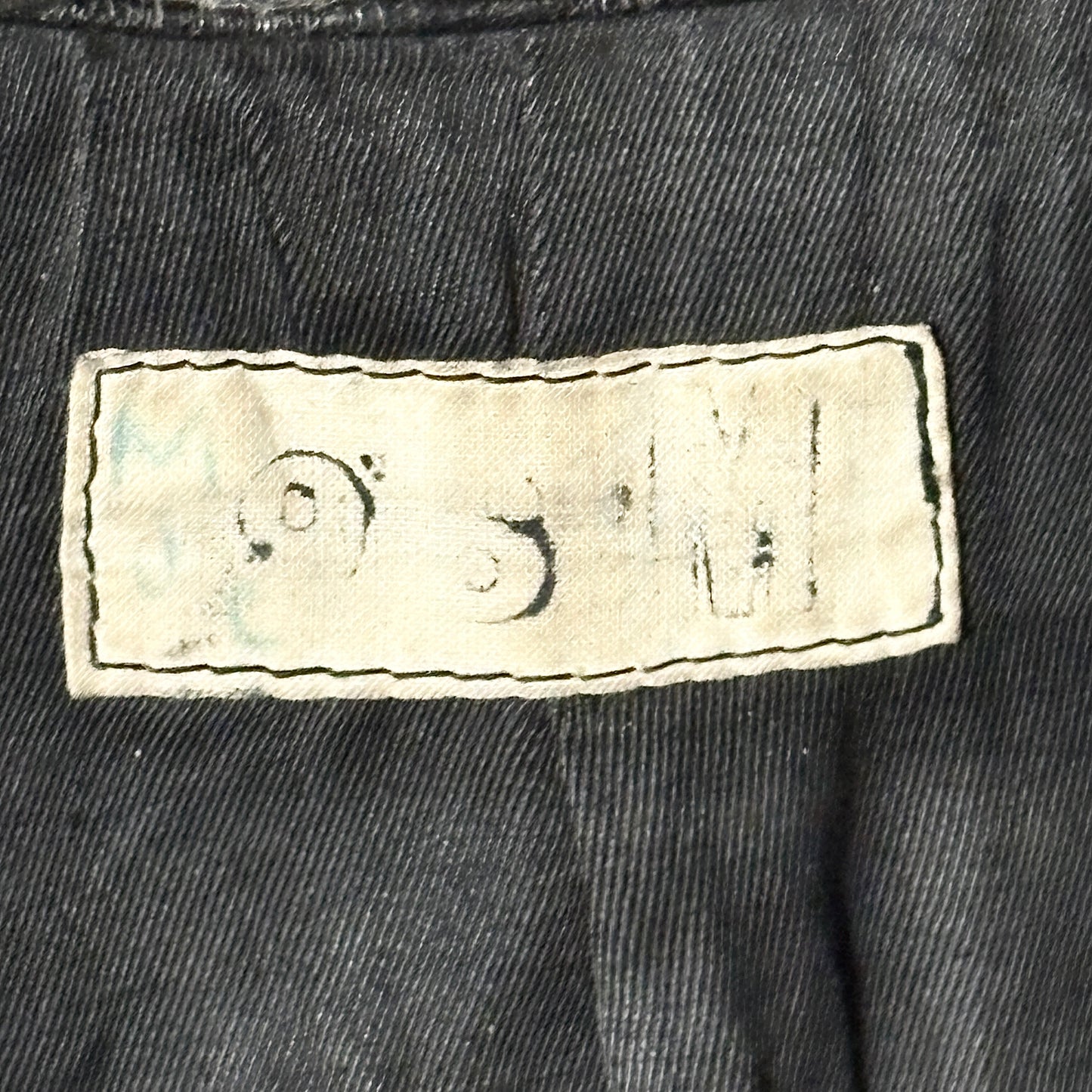 French Military Vintage Motorcycle Leather Coat – 96M - 80ｓ