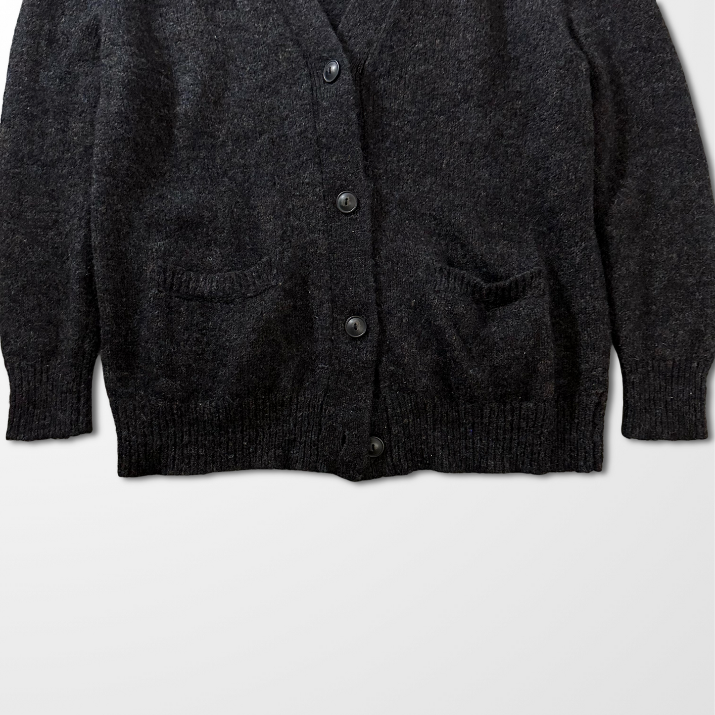 Mohair　Cardigan – Charcoal Black – L　Denim & Supply Ralph Lauren