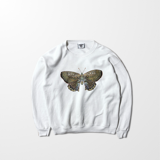 Lee Heavyweight Butterfly Graphic Sweatshirt – White – XL
