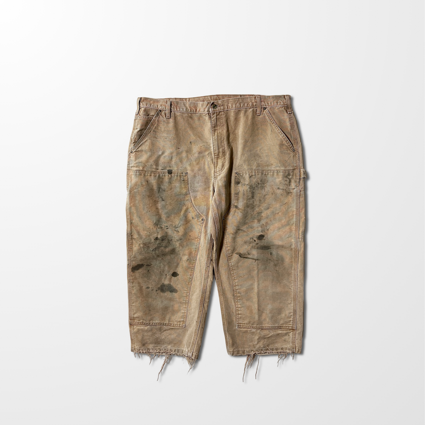 Carhartt Cotton Duck Double Knee Work Pants – 42×30 Brown