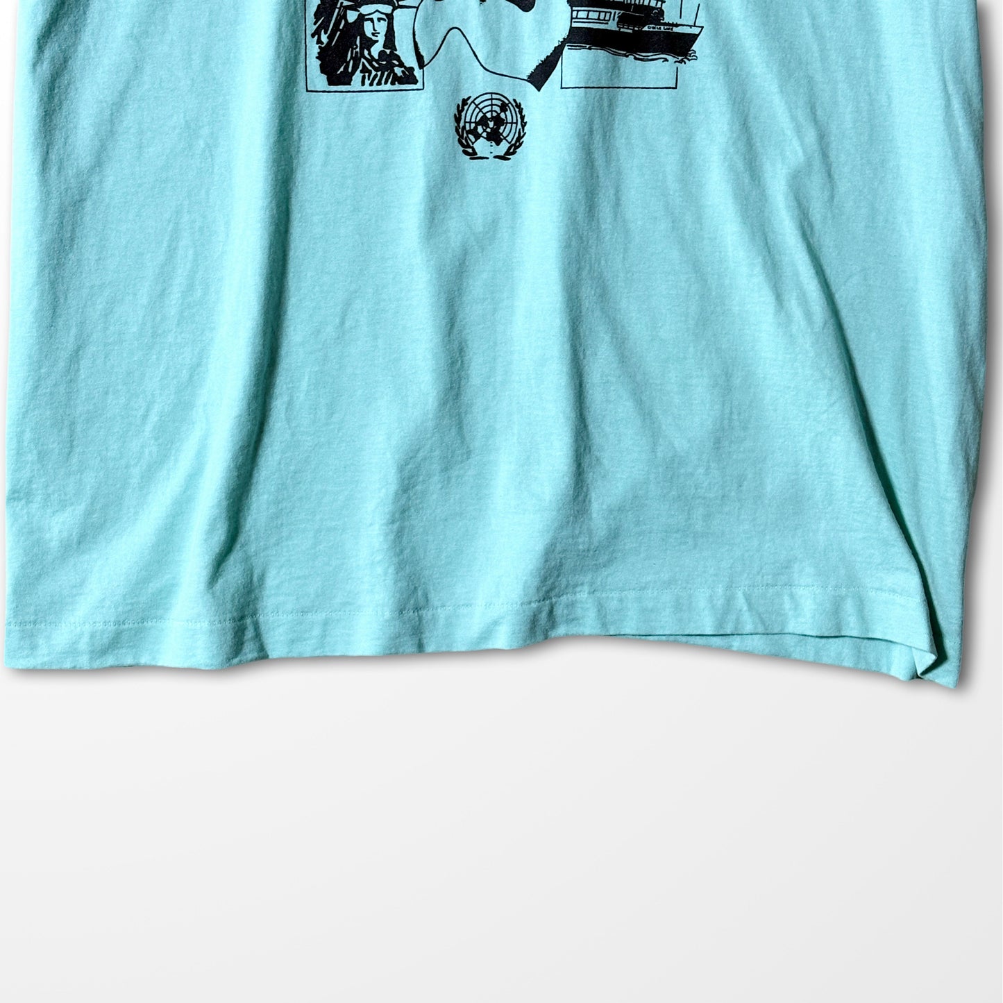 New York Phantom Tour T-shirt / 1994 Broadway × WTC graphic / Made in USA