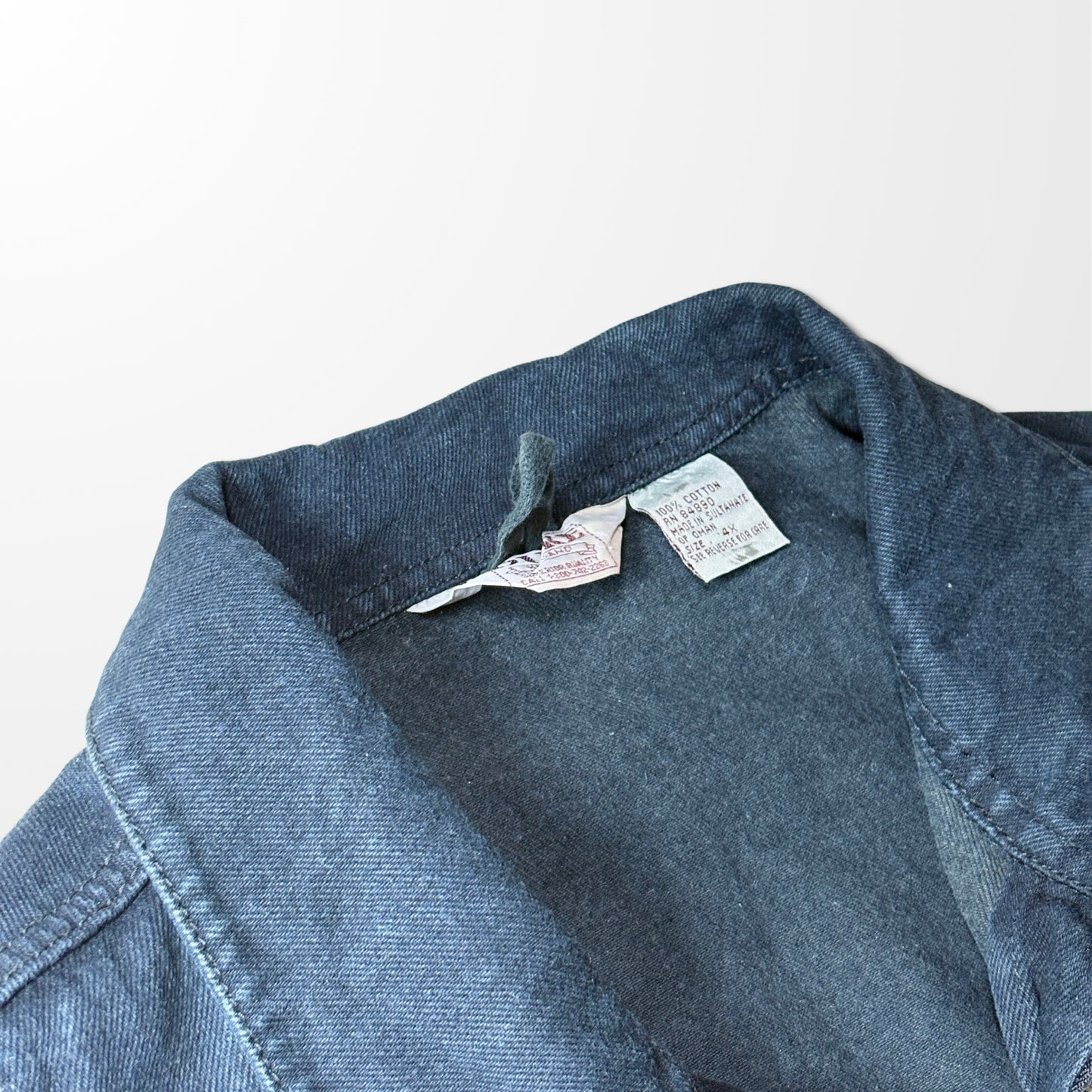 Trucker  Zip  Jacket Black – 4X