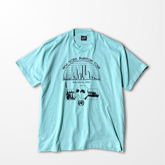 New York Phantom Tour T-shirt / 1994 Broadway × WTC graphic / Made in USA