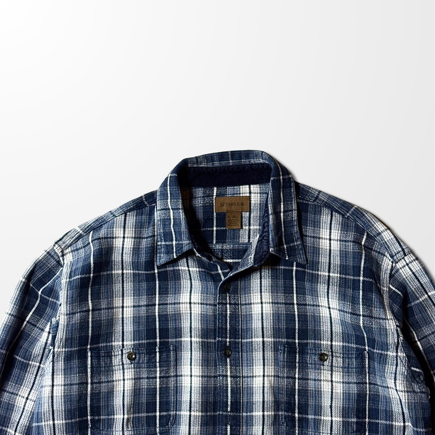 Blue Check Flannel Shirt – XL Tall