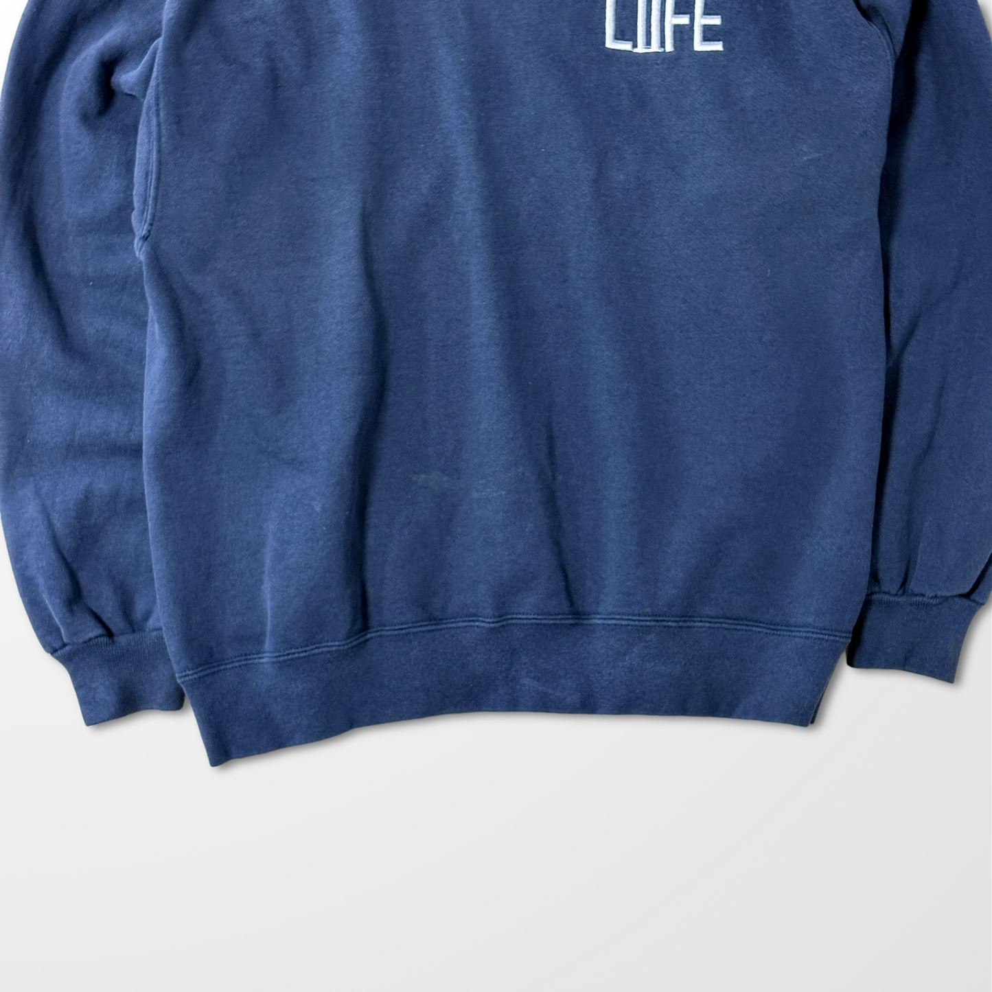 Jerzees LIFE Embroidered Sweatshirt – Navy L