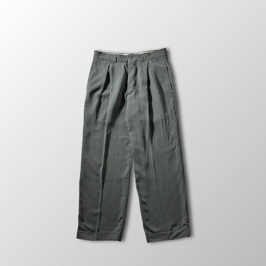 Gray Pleated Trousers – Made in Italy