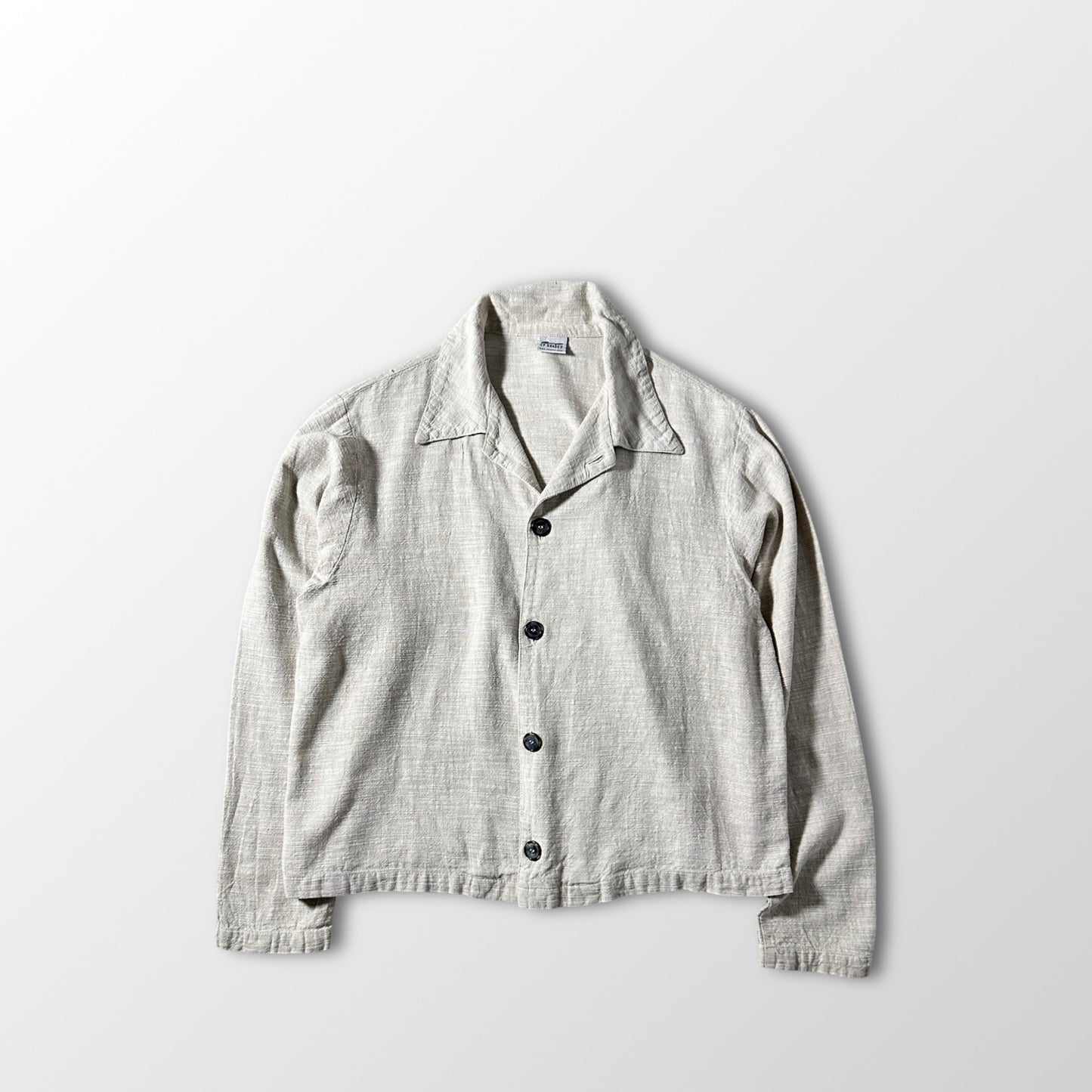 CP SHADES  Linen Natural Short Jacket – M