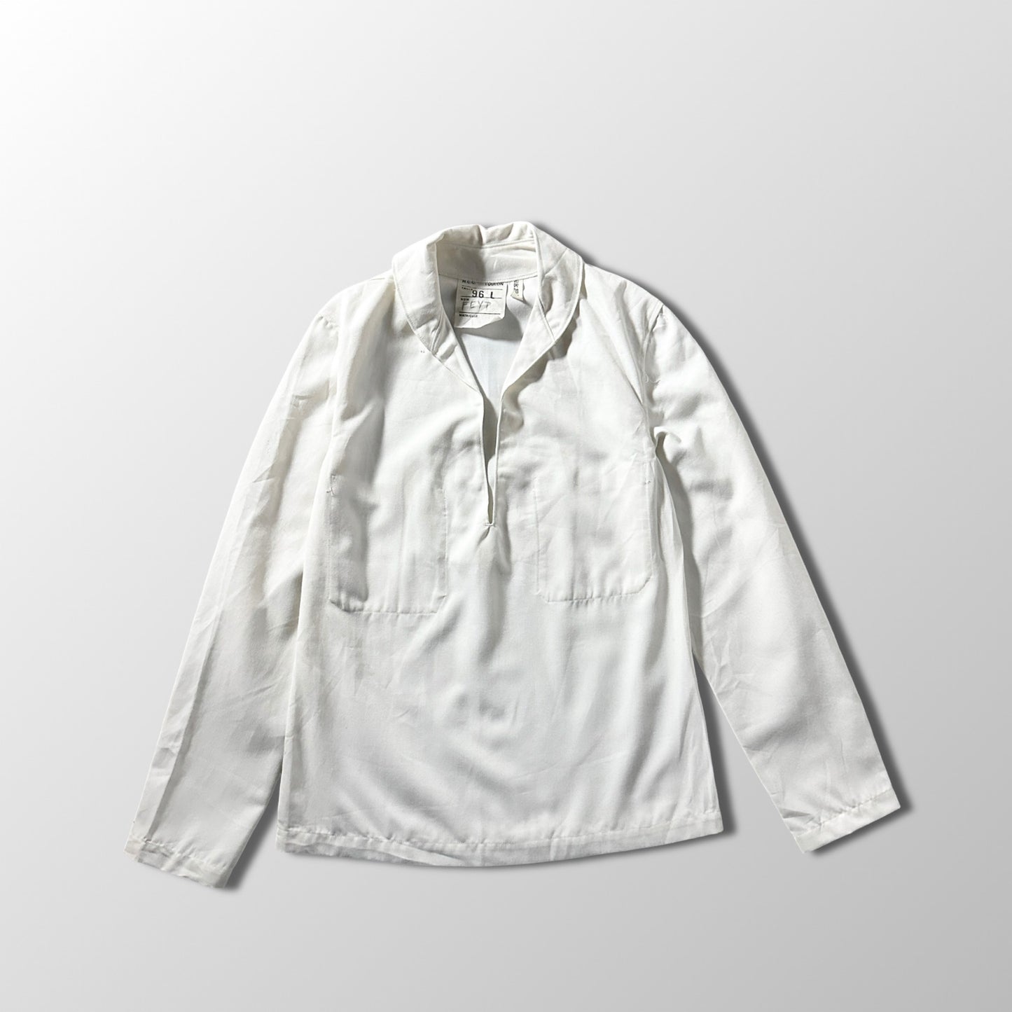 White Pullover Smock Shirt – 96L