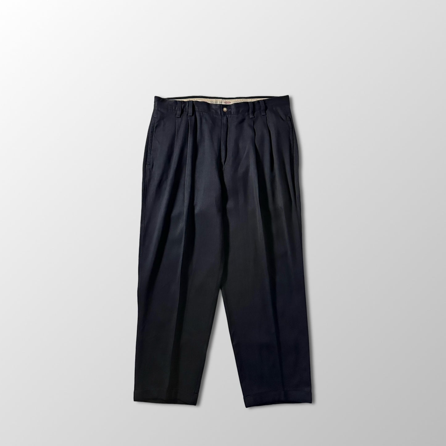 Tommy Bahama  100% Silk Black Pleated Trousers – 36