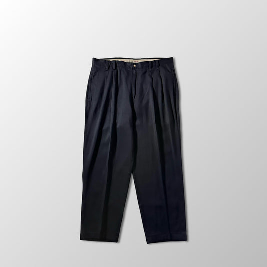 Tommy Bahama  100% Silk Black Pleated Trousers – 36