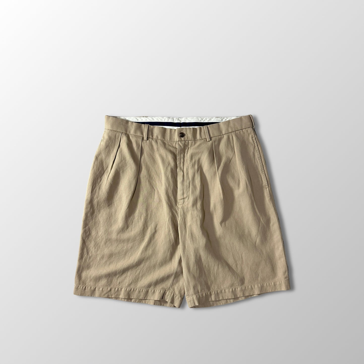 Ralph Lauren Beige Cotton Silk Linen Fairway Shorts W36 POLO GOLF