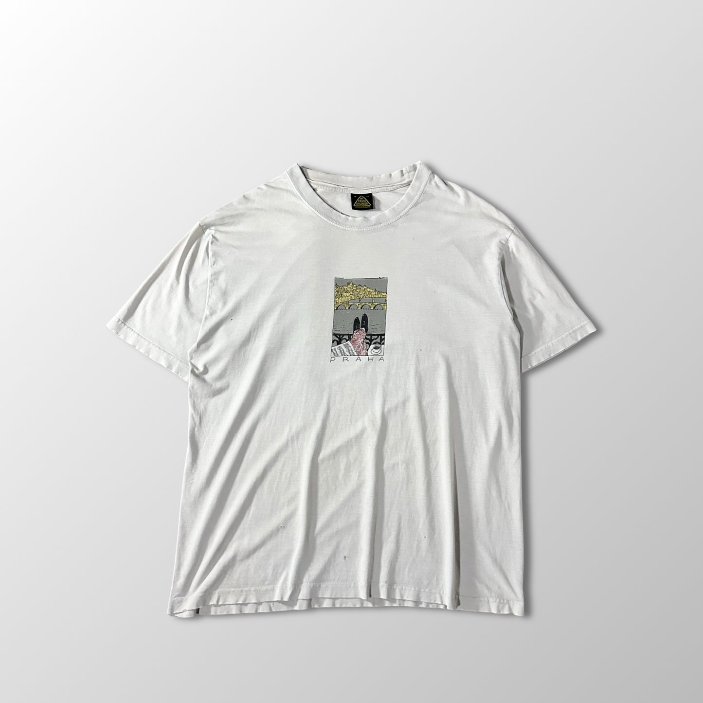 Graphic T-Shirt XXL Light Gray