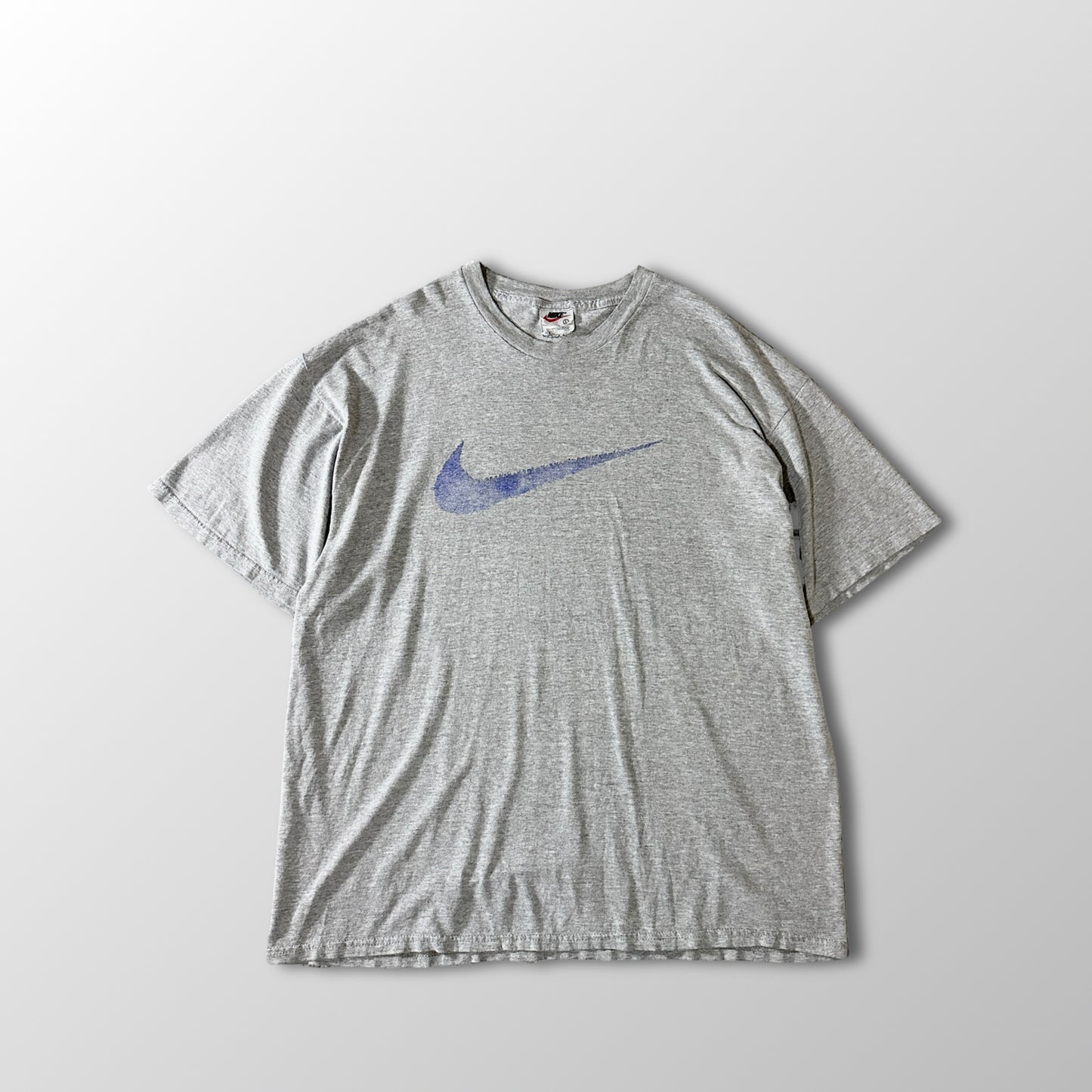 Nike Center Swoosh Heather Gray T-Shirt L