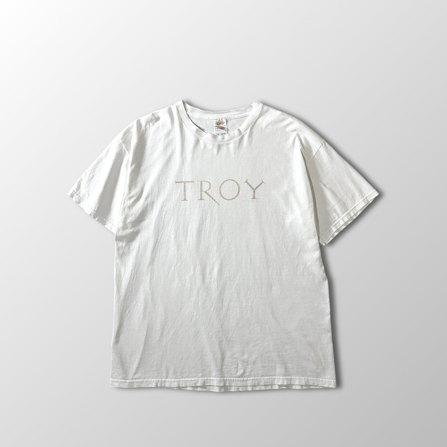 TROY Logo T-Shirt XL White