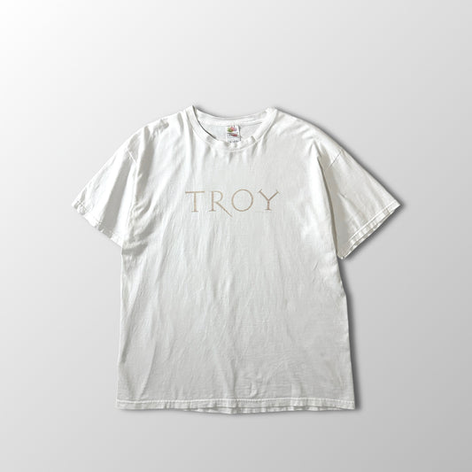 TROY Logo T-Shirt XL White