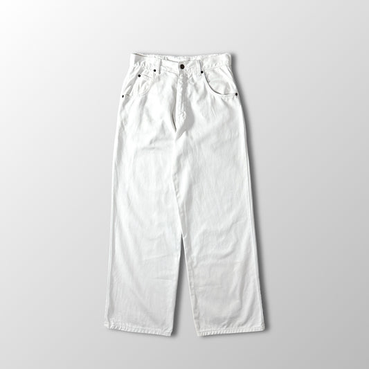 SOLO SEMORE Cotton White Denim Pants Made in USA Size 30