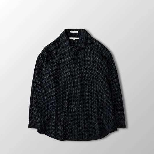 Perry Ellis Cotton Patterned Shirt XL Black