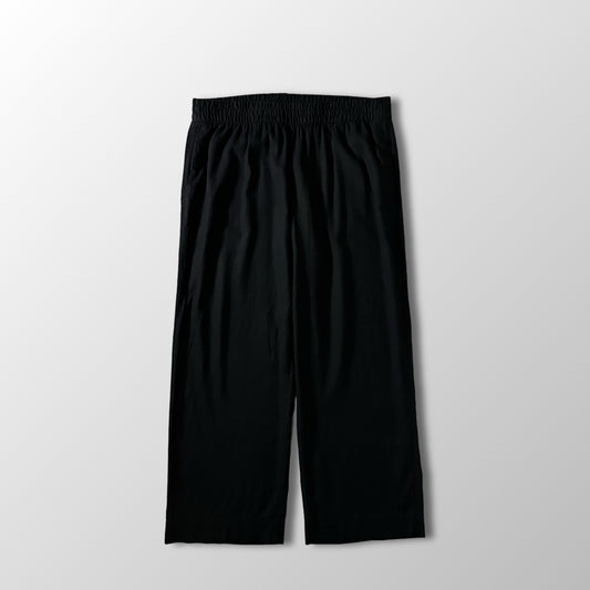 Old Navy Black Linen Blend Wide Leg Easy Pants Size XL