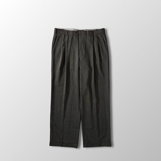 Zanella Gray Wool Pleated Trousers Size 35