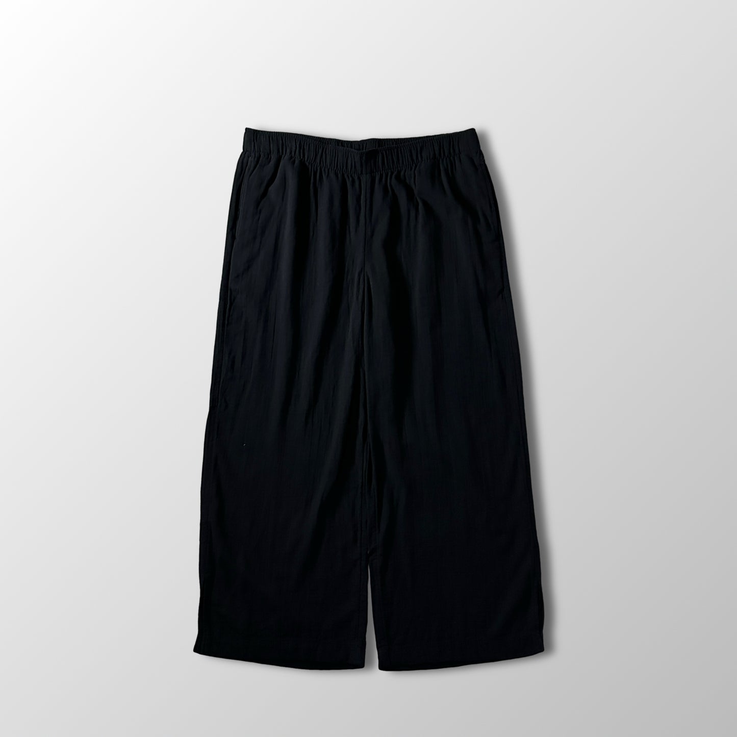 Old Navy Black Cotton Wide Leg Easy Pants Size XL