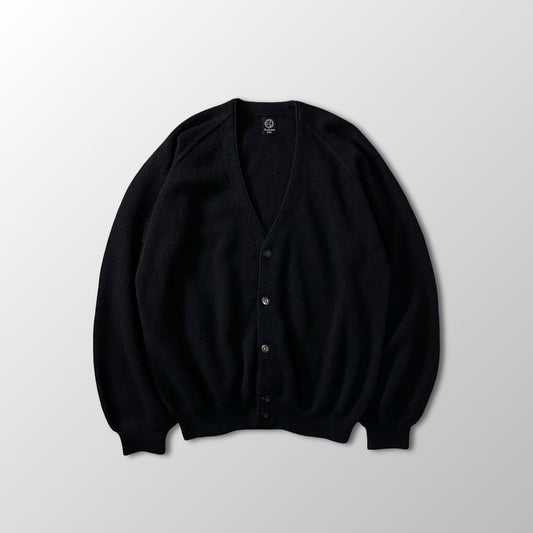 Black 100% Peruvian Alpaca Cardigan Size M
