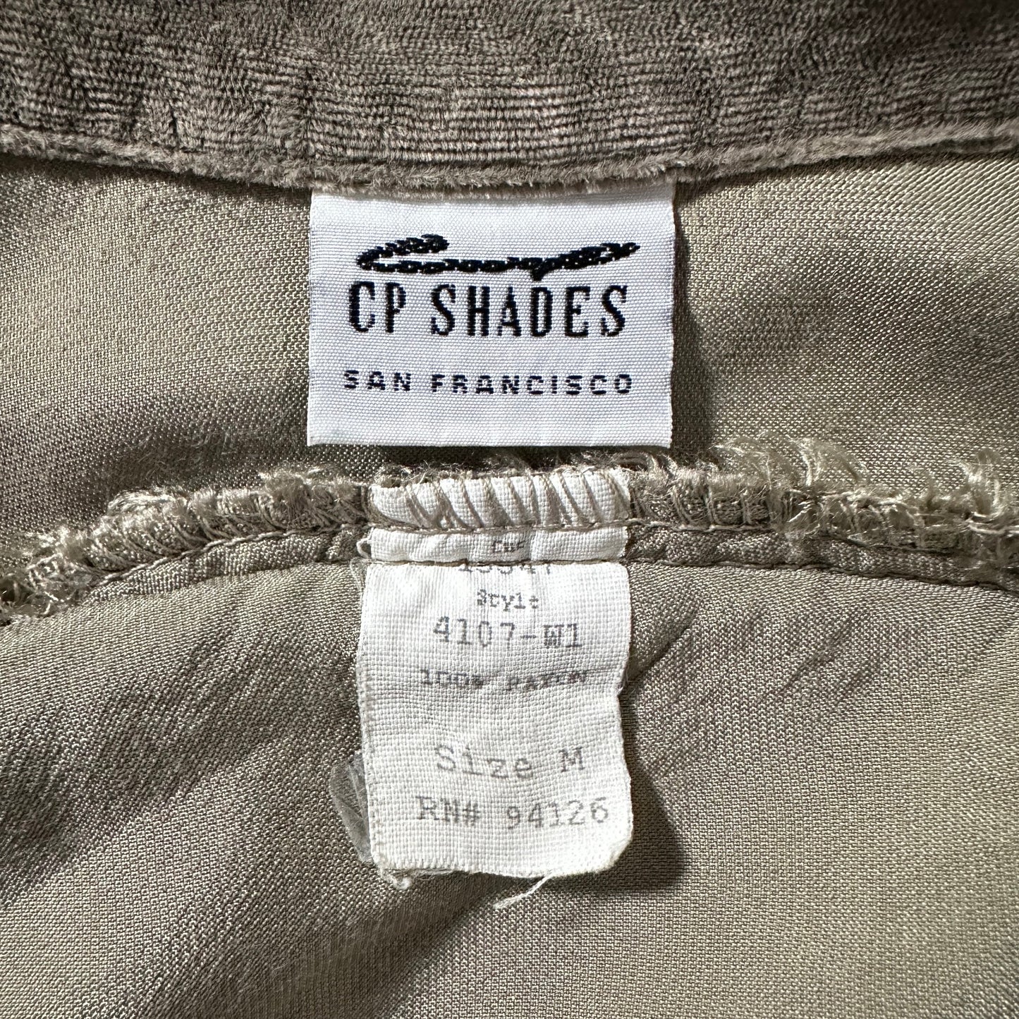 Rayon Long Sleeve Shirt – M – Taupe Khaki – Solid - CP SHADES