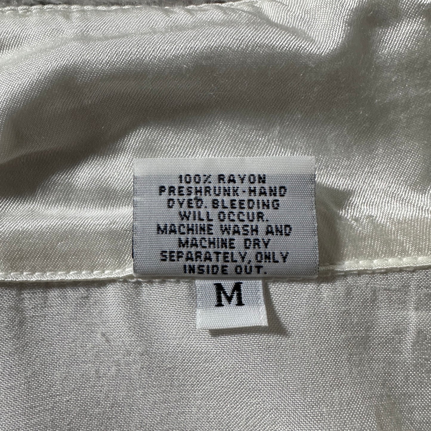 CP SHADES Rayon Long Sleeve Shirt Jacket – M – Ivory – Solid
