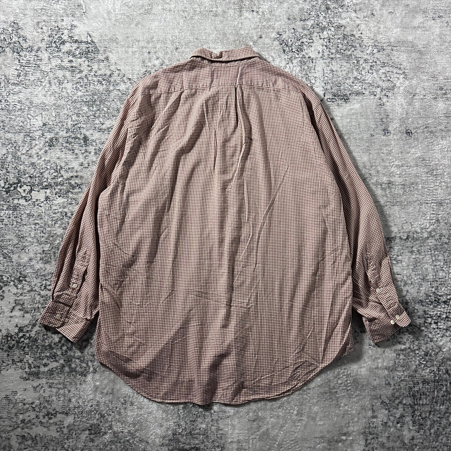 Ralph Lauren Yarmouth Cotton Pink Gingham Button Down Shirt – 17/36
