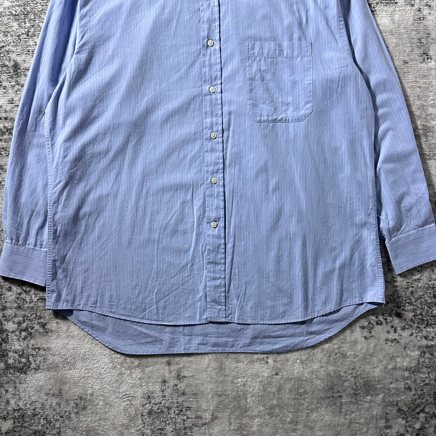 Givenchy Monsieur Cotton Light Blue Stripe Shirt – 17 34/35