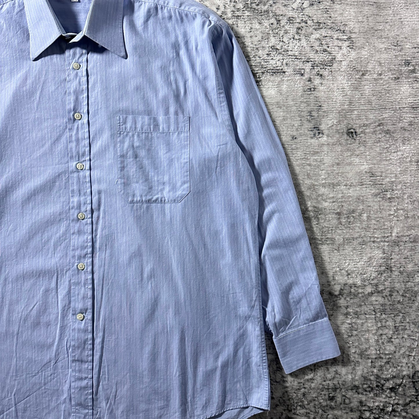 Givenchy Monsieur Cotton Light Blue Stripe Shirt – 17 34/35