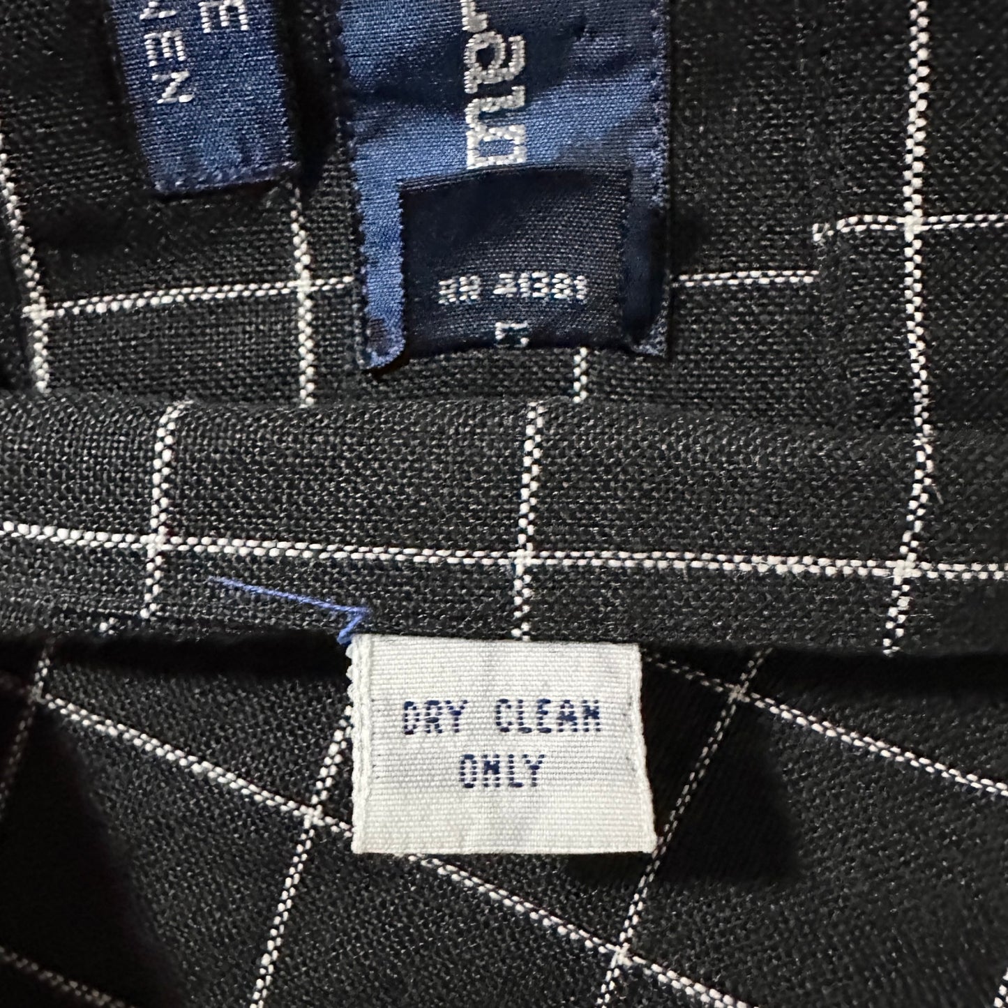 Ralph Lauren Blake 100% Linen Black Windowpane Shirt – L