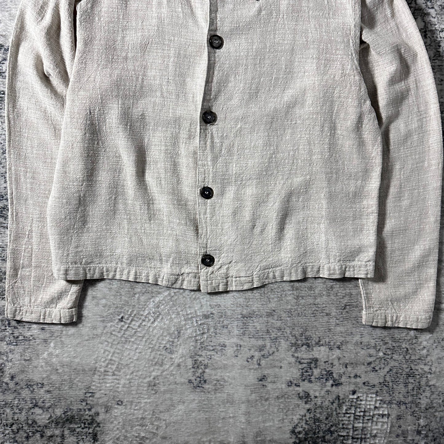 CP SHADES  Linen Natural Short Jacket – M