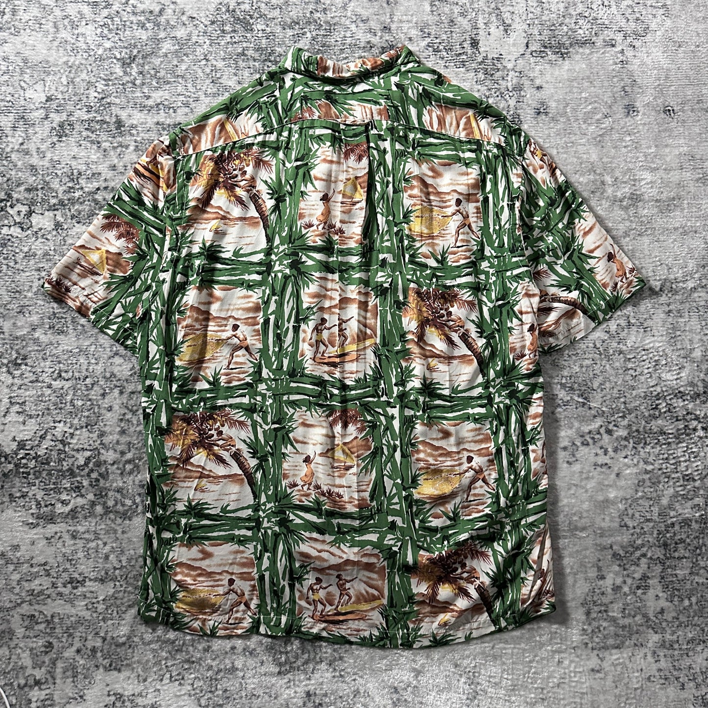 Rayon Surf Hawaiian Shirt – XL / Green - Polo Sport Ralph Lauren