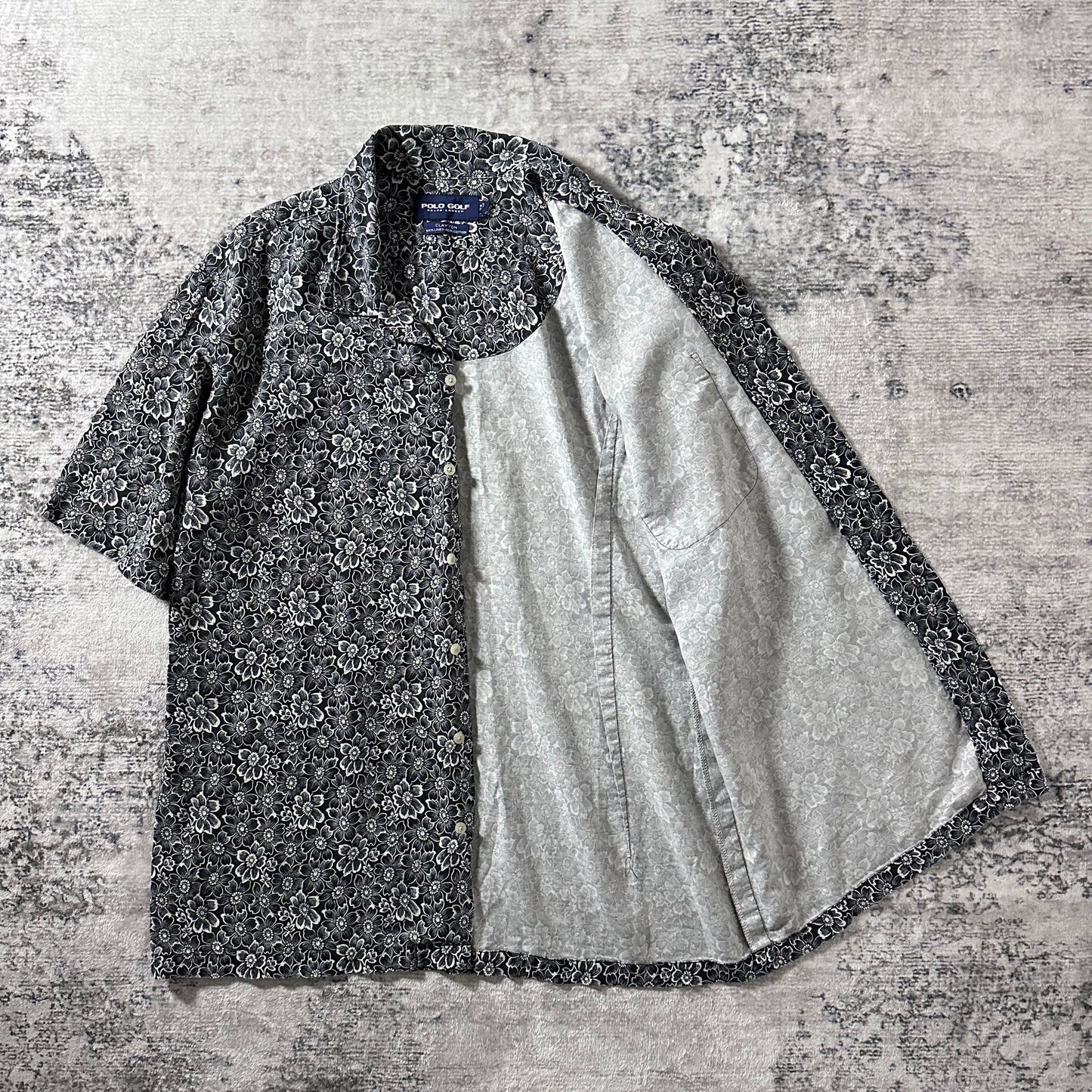Ralph Lauren Linen Cotton Black Floral Shirt – XL - Polo Golf  Clayton